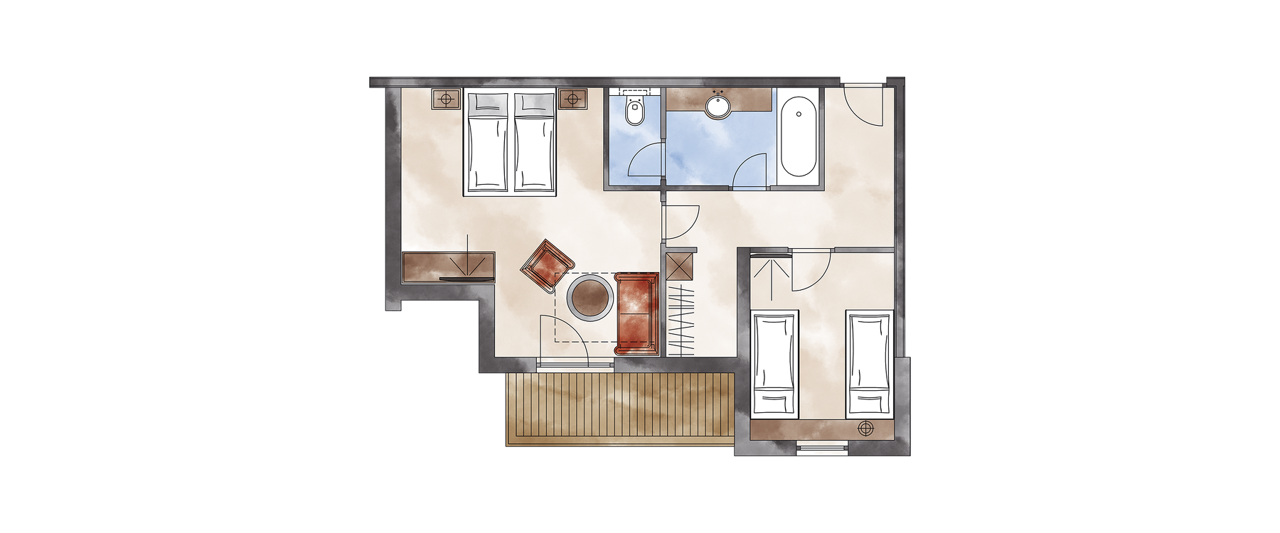 Premium Family Suite Summit Love Das Adler Inn