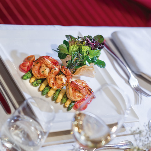 Cuisine and vine in Adler Inn